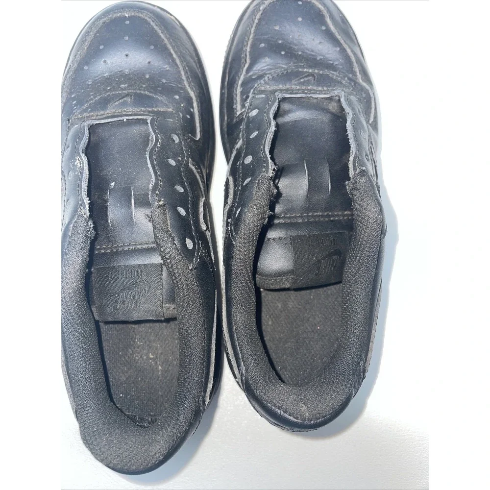 Nike Air Force 1‎ AF1 Low Black Shoes Youth Size 13C (314193-009)